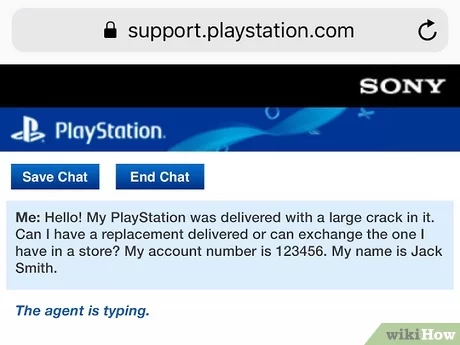 Contact Sony support
