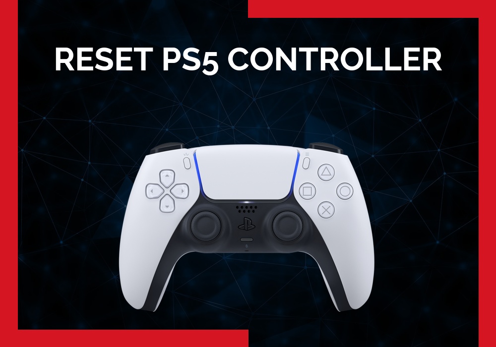 This photo shows reset ps5 controller